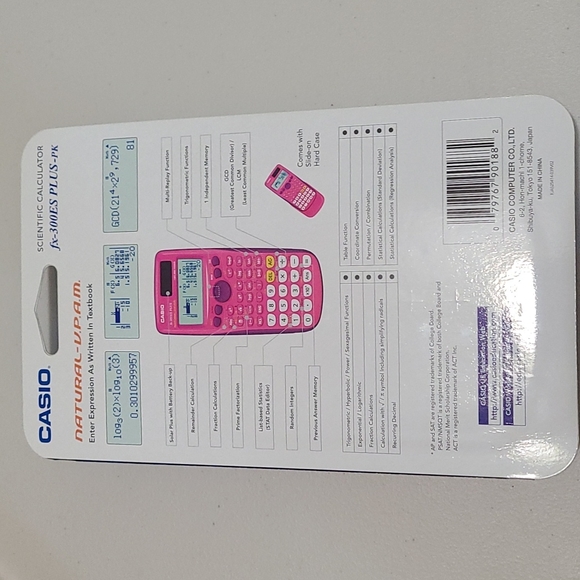 Casio fx-300ES Plus Scientific Calculator - Picture 3 of 3